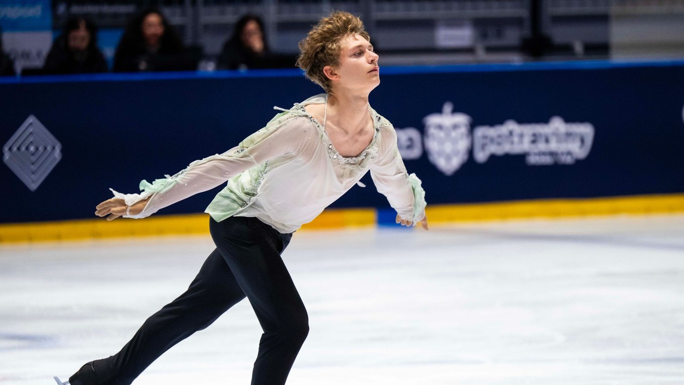 Slovenský krasokorčuliar Lukáš Václavík.