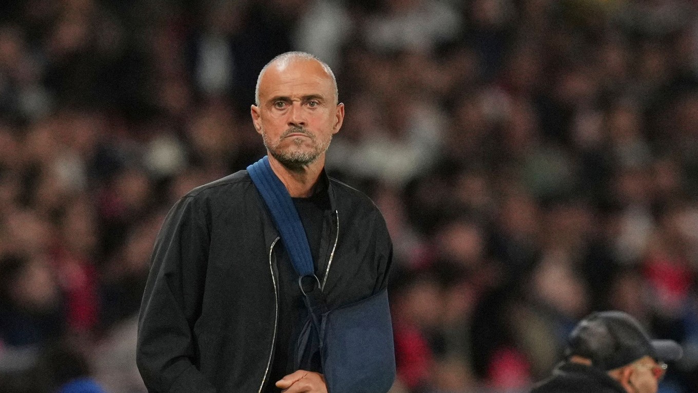 Tréner PSG Luis Enrique.
