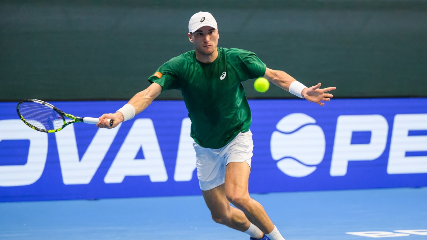 Fotka zo semifinále Slovak Open 2025.