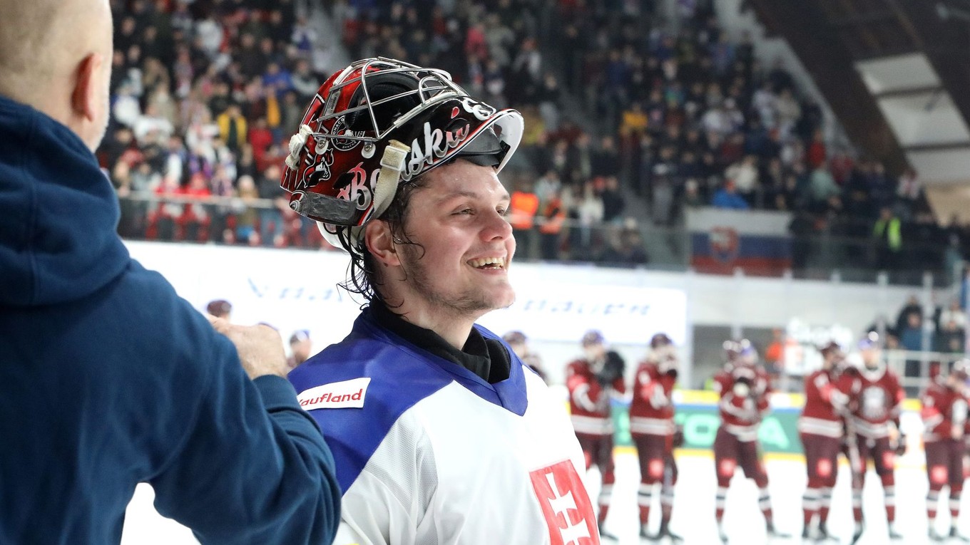 Brankár slovenskej reprezentácie Eugen Rabčan.