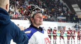 Brankár slovenskej reprezentácie Eugen Rabčan.
