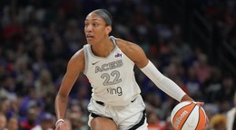 Hviezdna americká basketbalistka A'ja Wilsonová.