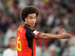 Axel Witsel v drese belgickej reprezentácie.