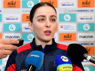 Slovenská reprezentantka v hádzanej Adriána Holejová.