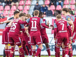 Futbalisti FK Železiarne Podbrezová.