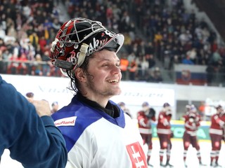 Brankár slovenskej reprezentácie Eugen Rabčan.
