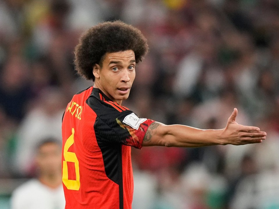 Axel Witsel v drese belgickej reprezentácie.