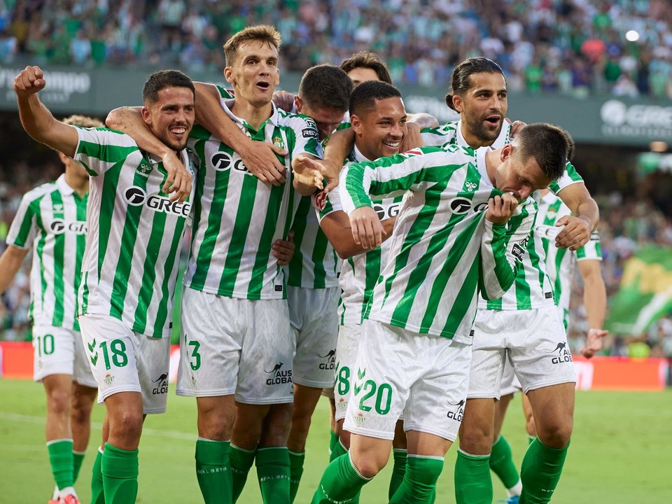 Futbalisti Betis Sevilla.