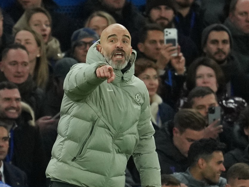 Na snímke tréner Chelsea Enzo Maresca.