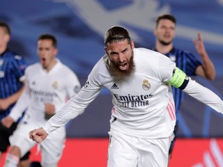 Sergio Ramos v drese Realu Madrid.