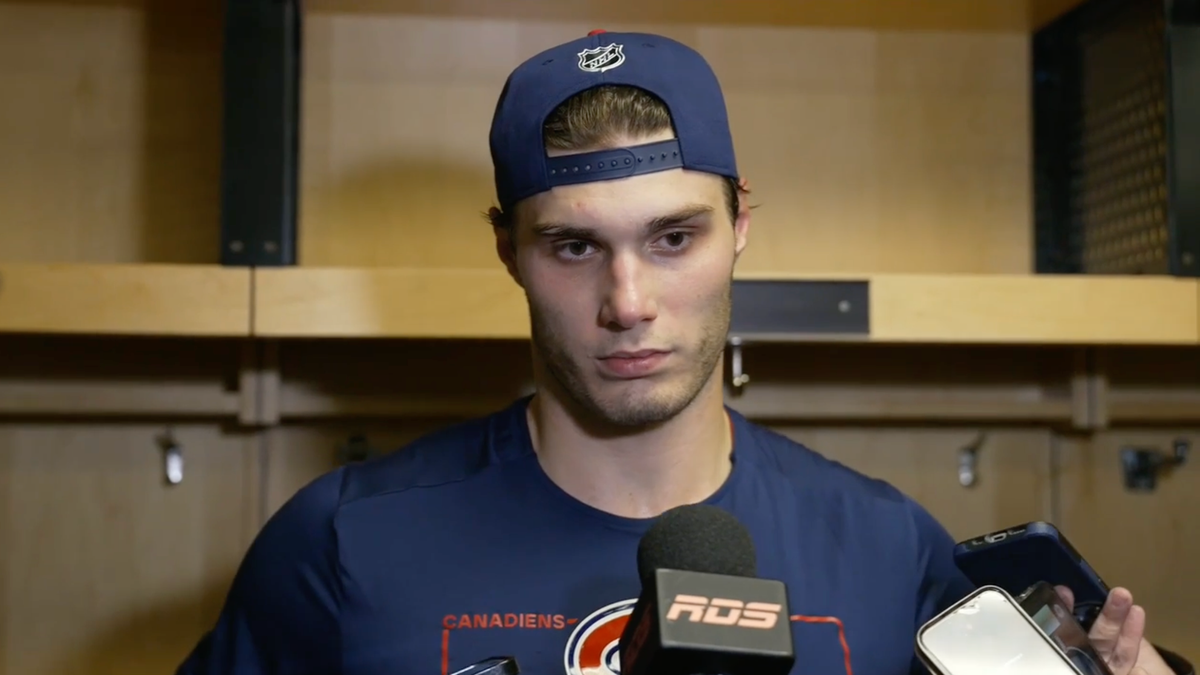 Juraj Slafkovský expresses frustration after Montreal loss to Pittsburgh