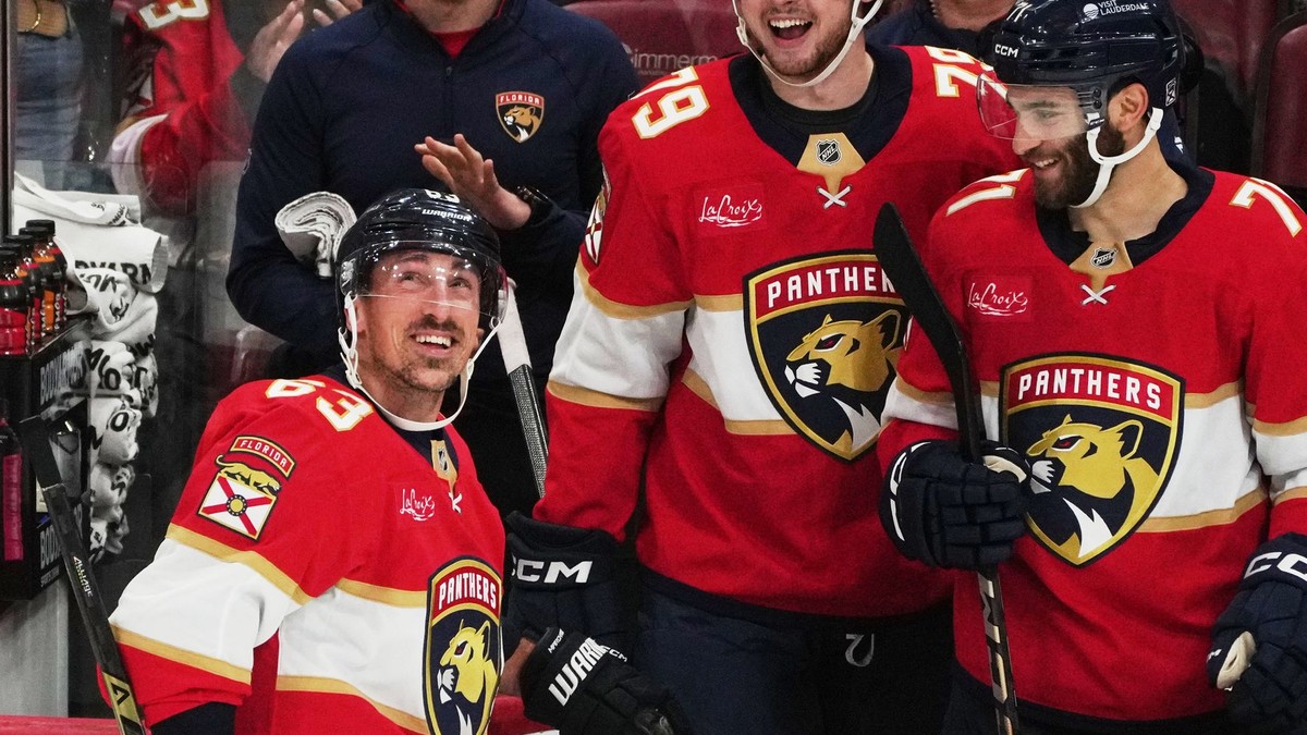 Hráč Floridy Panthers Brad Marchand.