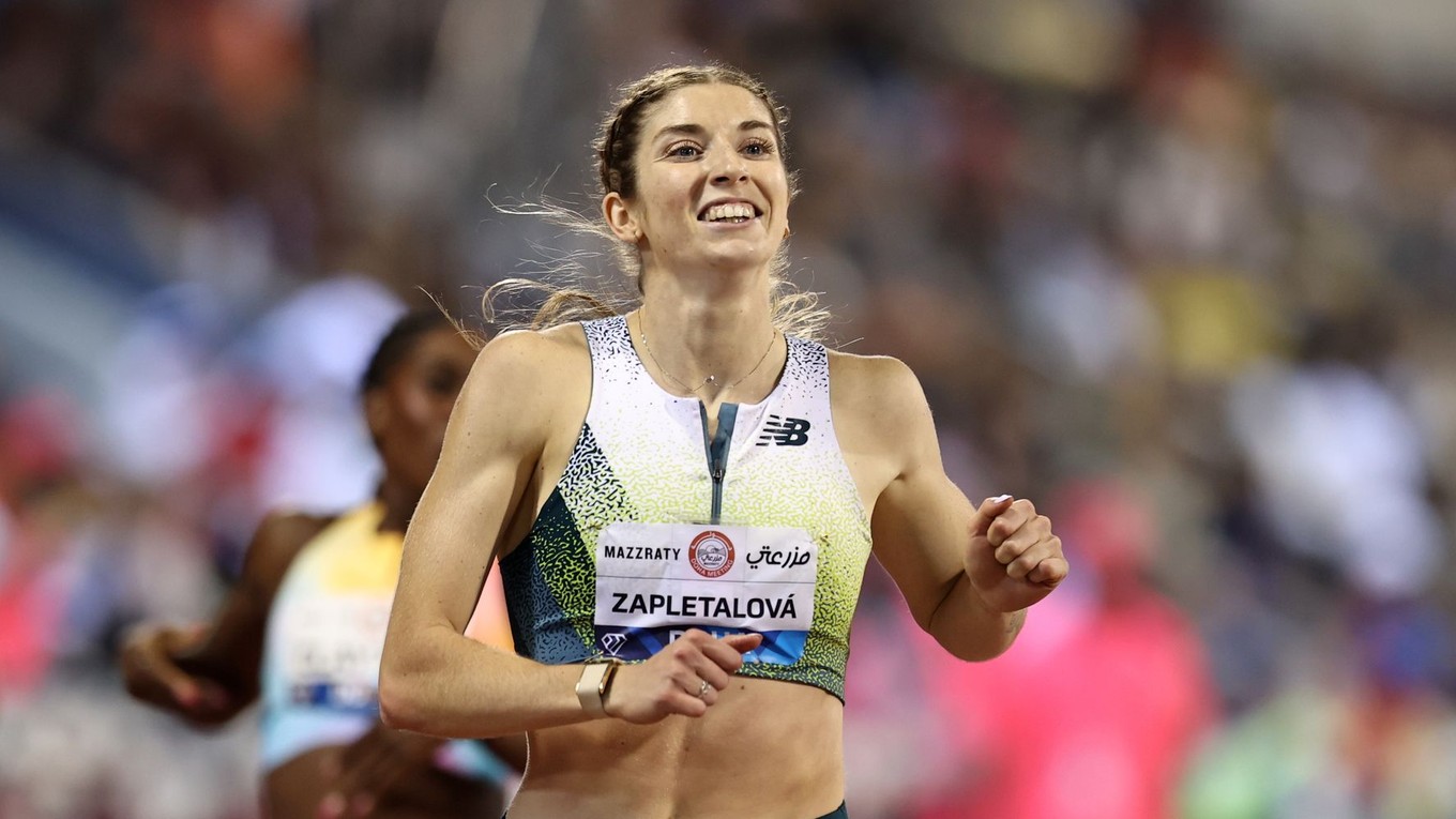 Slovenská atlétka Emma Zapletalová.
