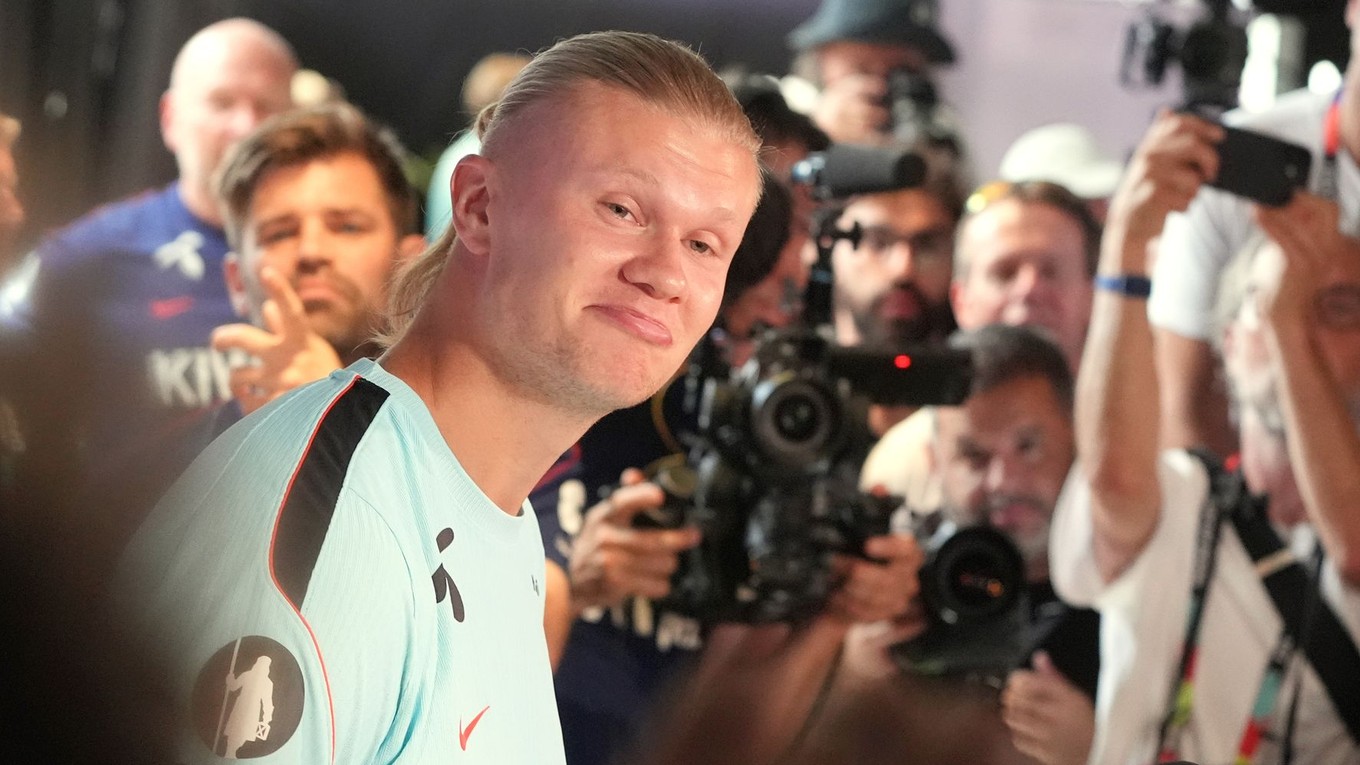 Nórsky futbalista Erling Haaland.