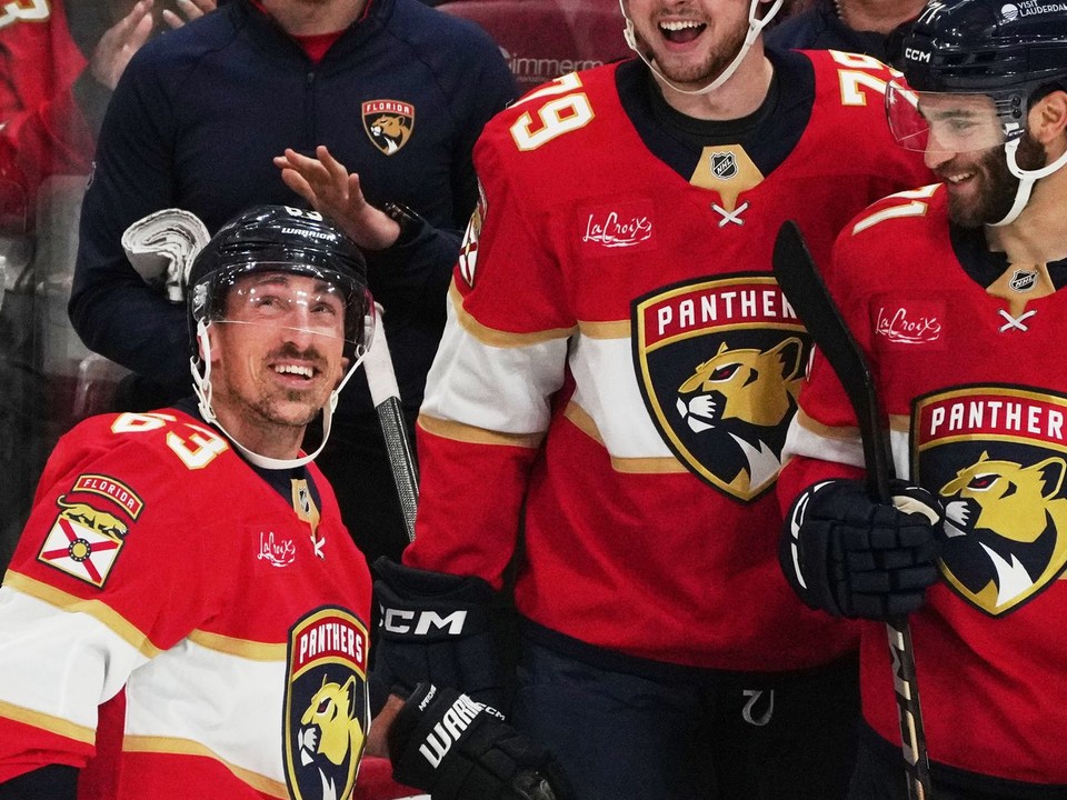 Hráč Floridy Panthers Brad Marchand.
