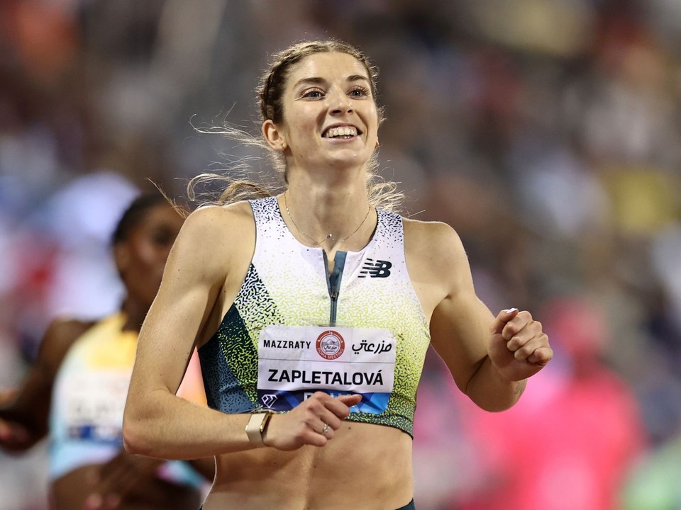 Slovenská atlétka Emma Zapletalová.