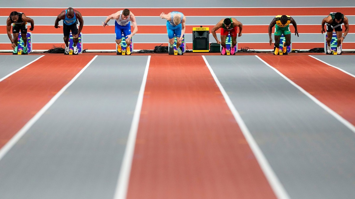 Olympische Spiele 2024: Zum ersten Mal treten Athleten auf der violetten Bahn an