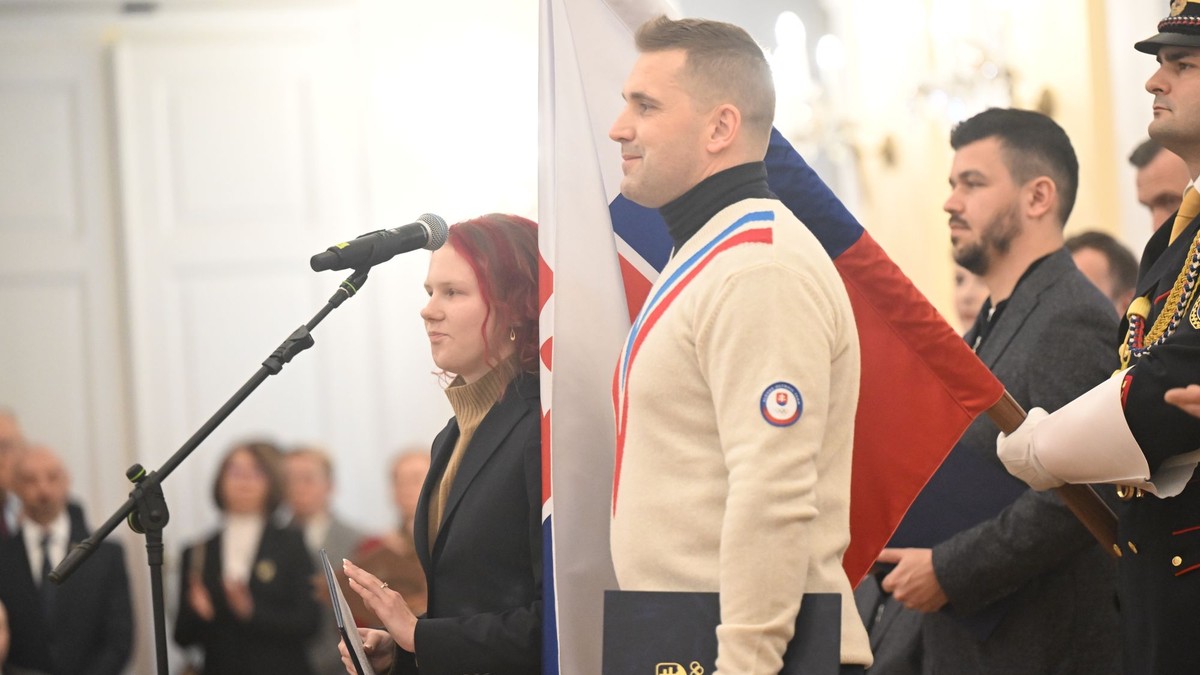 VIDEO: Slovenskí športovci zložili v mene výpravy sľub. Robíme to pre česť, povedal Ninis