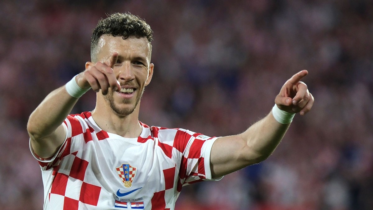 Ivan Perišič v drese Chorvátska.