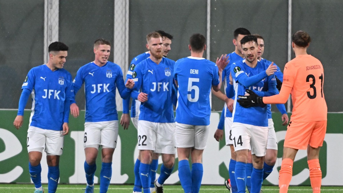 Futbalisti KÍ Klaksvík.
