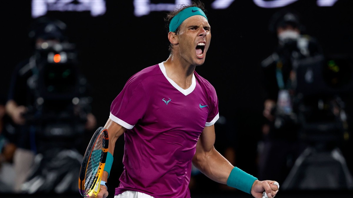 Španielsky tenista Rafael Nadal počas Australian Open 2022.