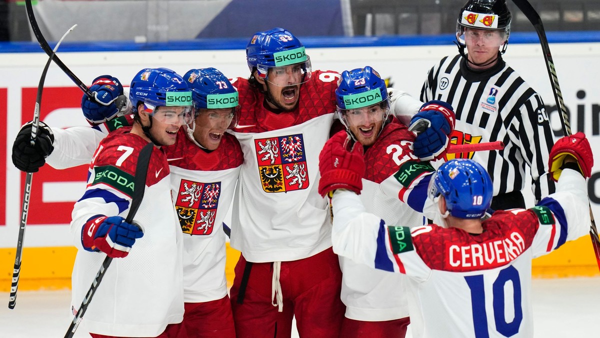 Gólová radosť hokejistov Česka