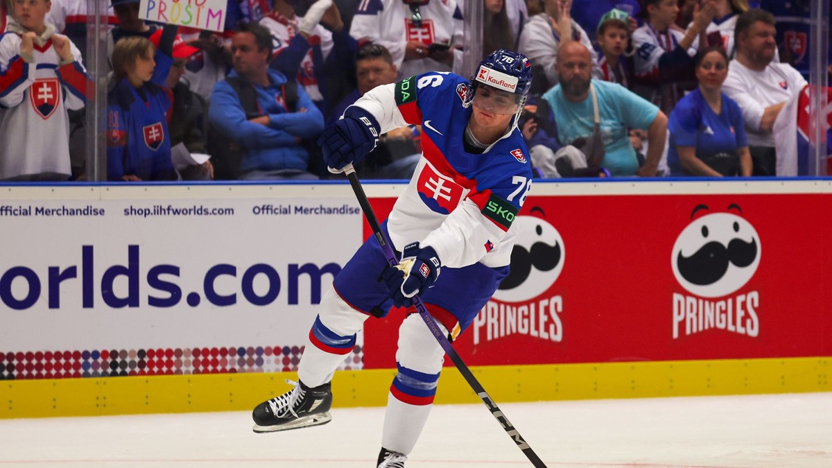 Martin Pospíšil pred zápasom Slovensko - Poľsko v skupine B na MS v hokeji 2024.