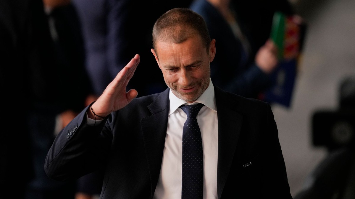 Prezident UEFA Aleksander Čeferin.