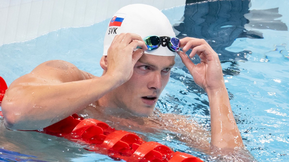 Slovenský reprezentant v plávaní Matej Duša