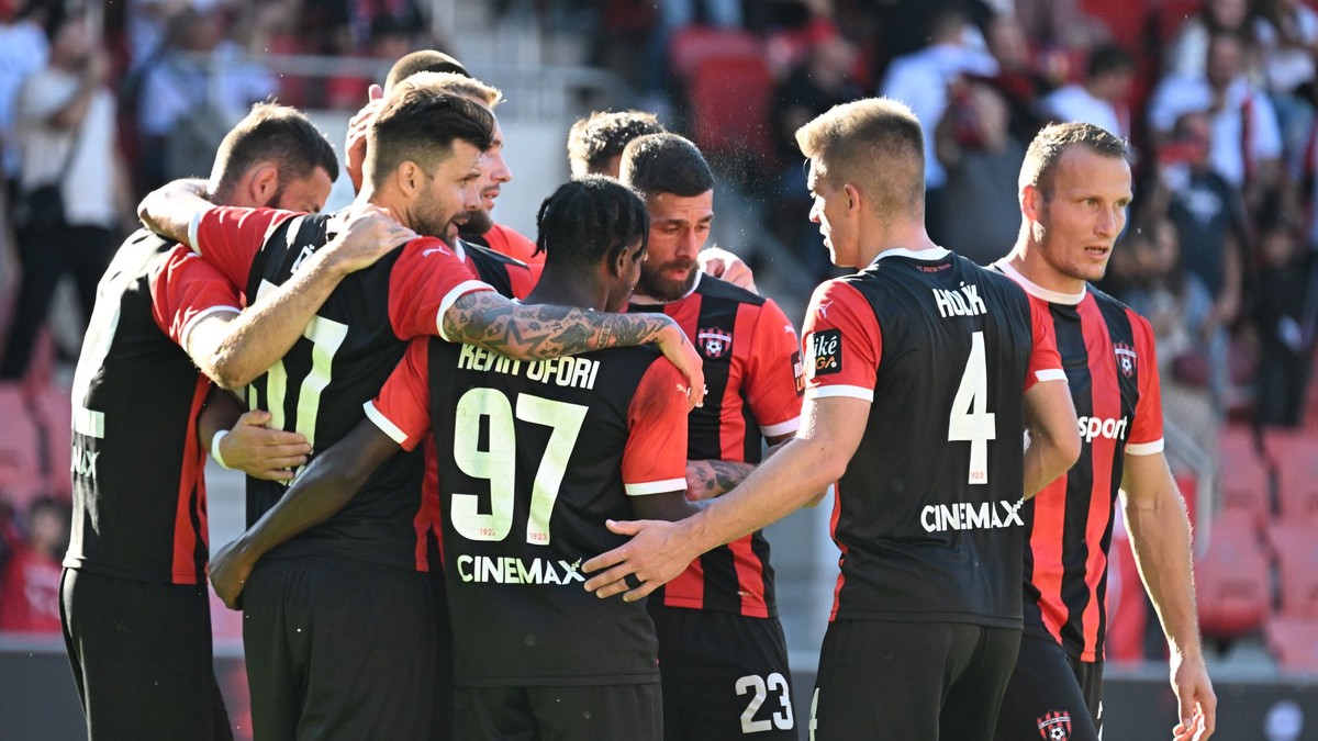 Radosť futbalistov FC Spartak Trnava.