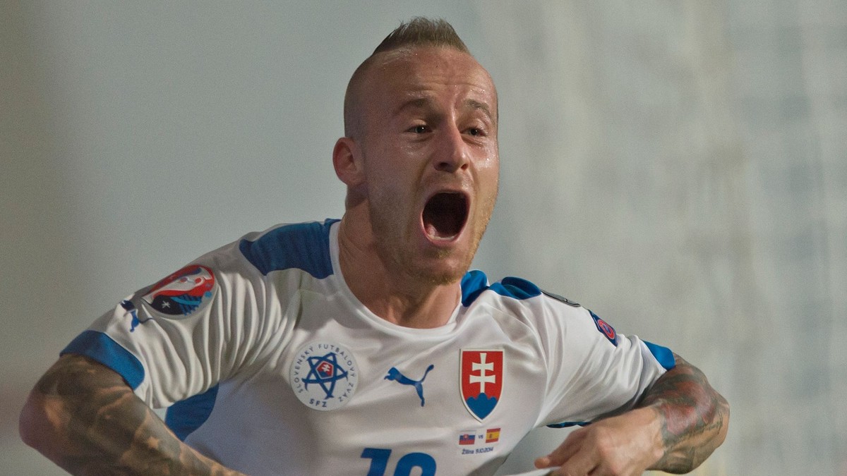 Miroslav Stoch v drese Slovenska.