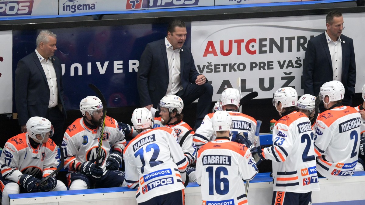 Hokejisti HK Dukla Ingema Michalovce.