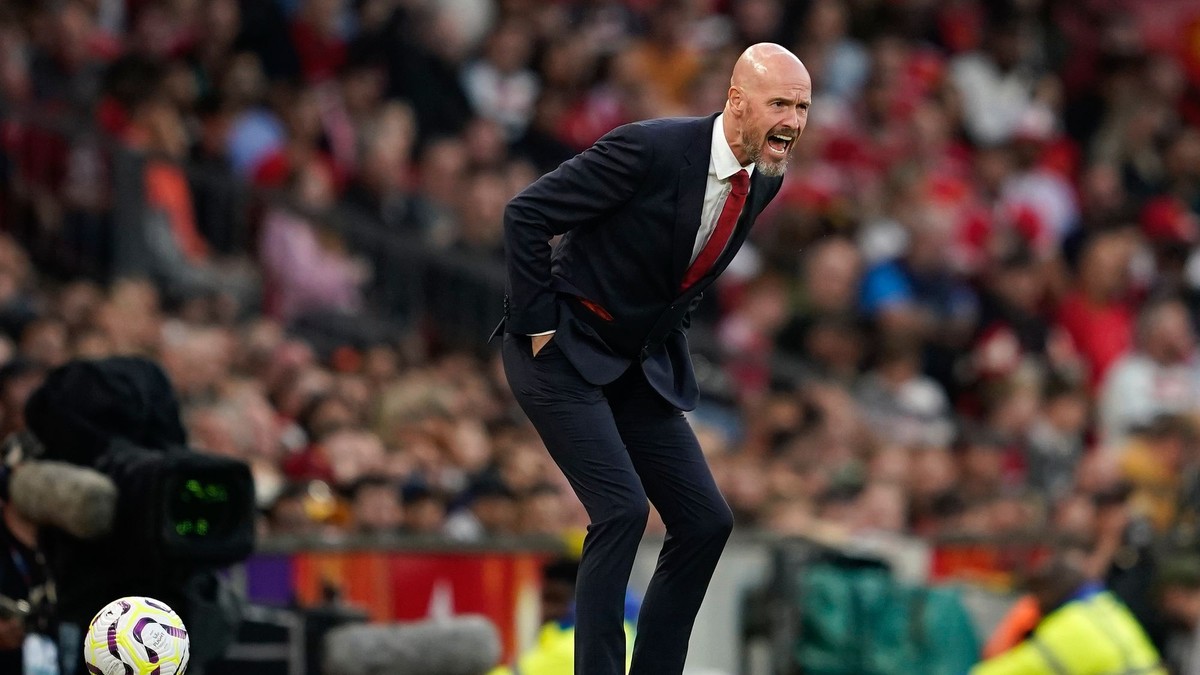 Tréner Erik ten Hag.