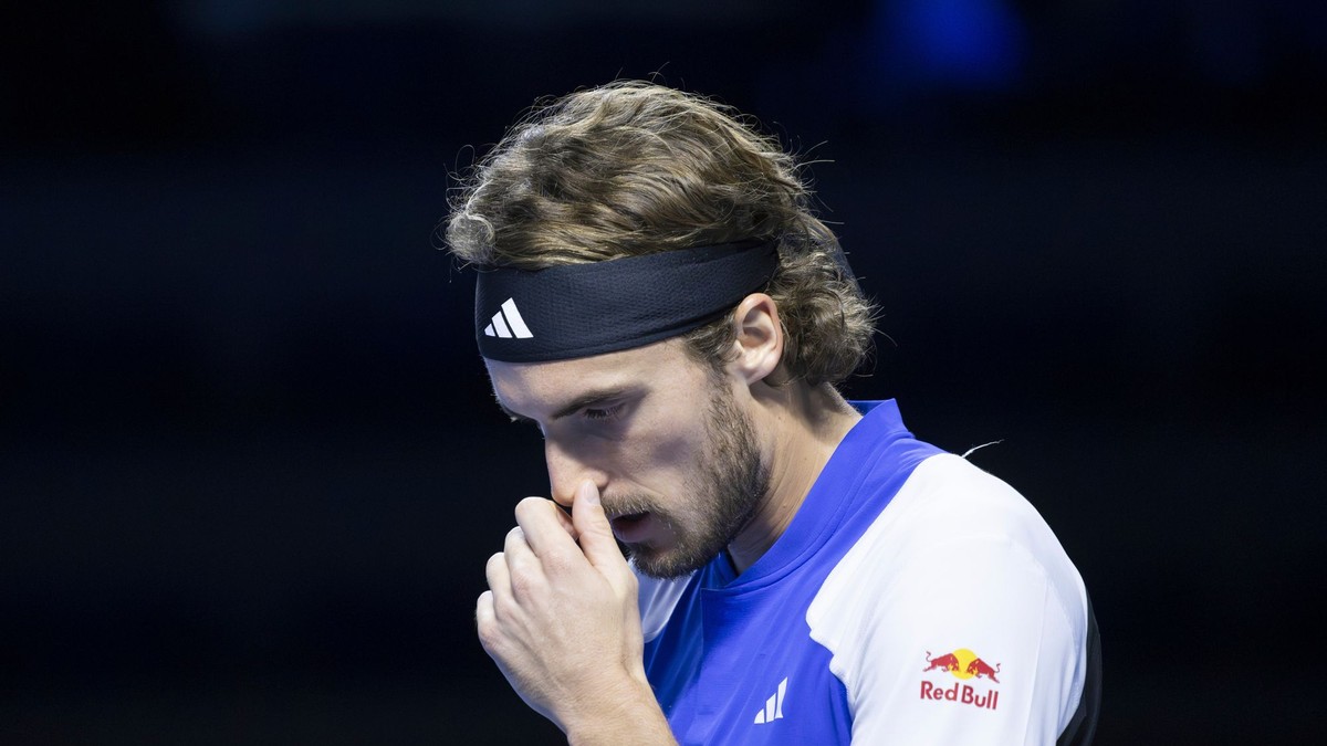 Stefanos Tsitsipas na turnaji ATP Bazilej 2024.