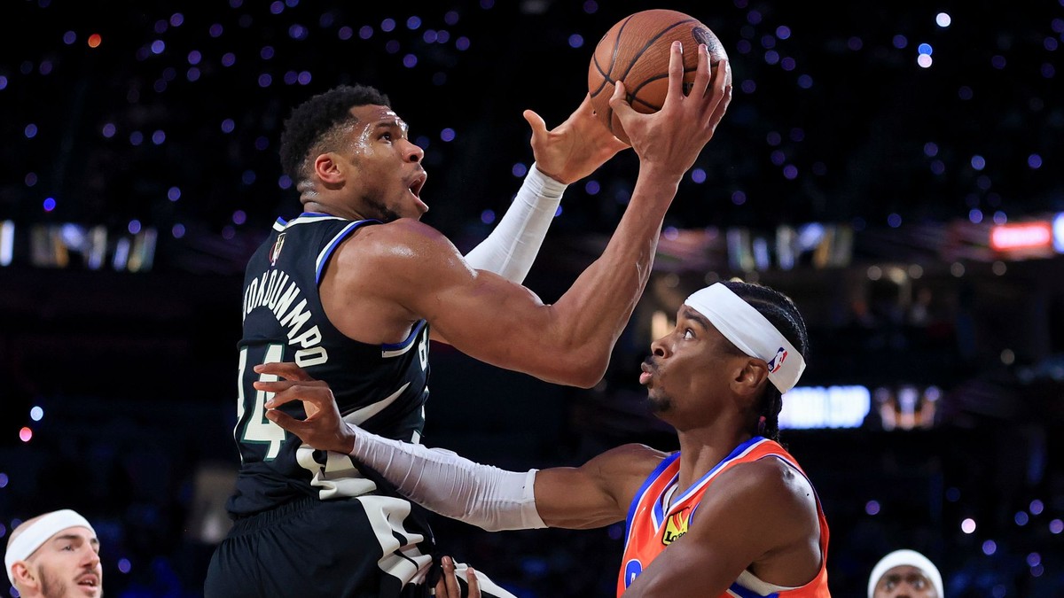 Giannis Antetokounmpo vo finále Pohára NBA.