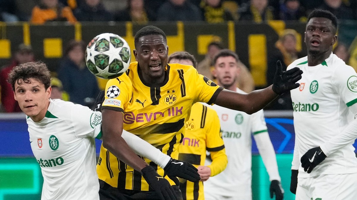 Fotka zo zápasu Borussia Dortmund - Sporting Lisabon.