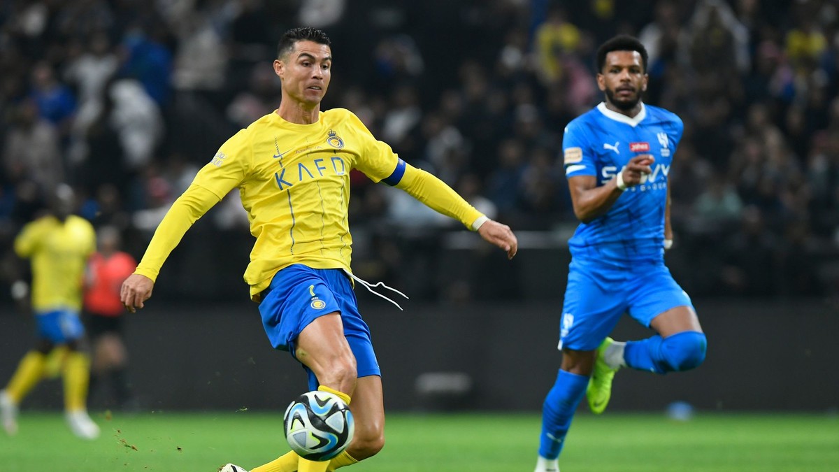 Cristiano Ronaldo v drese Al-Nassr FC.