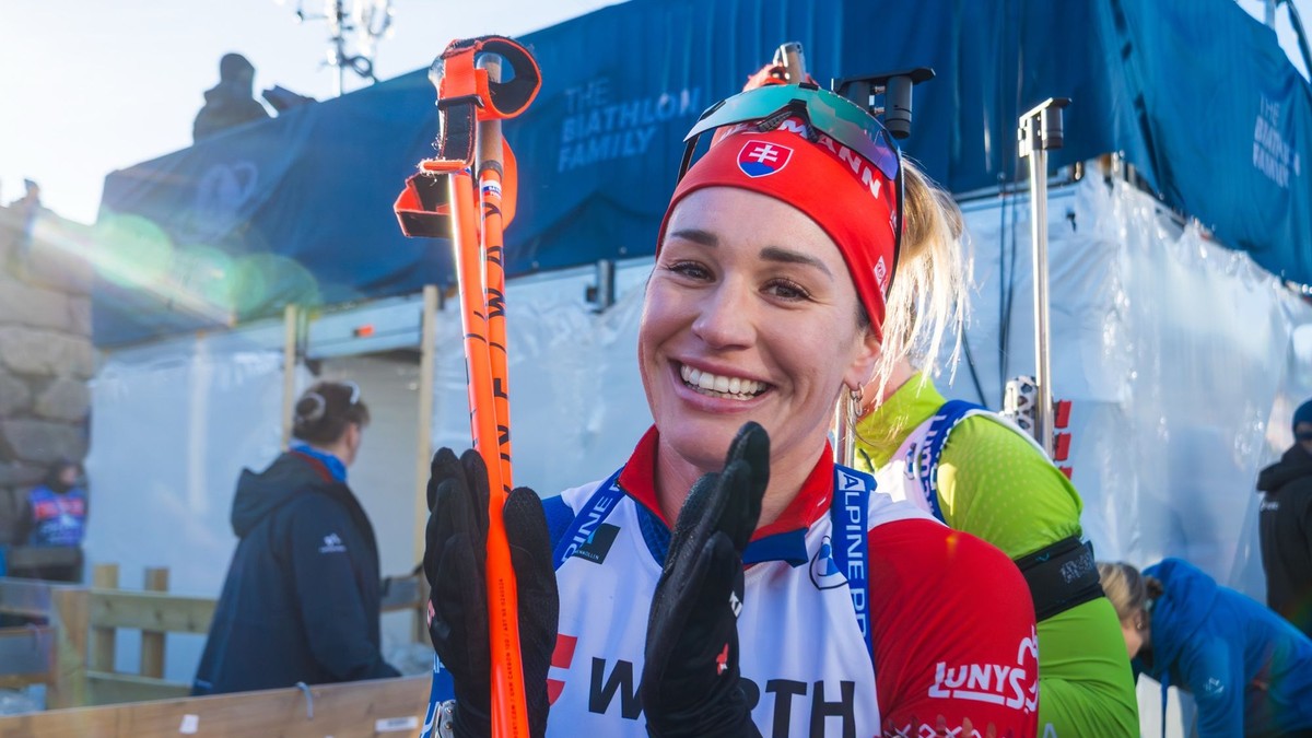 Slovenská biatlonistka Paulína Bátovská Fialková. 