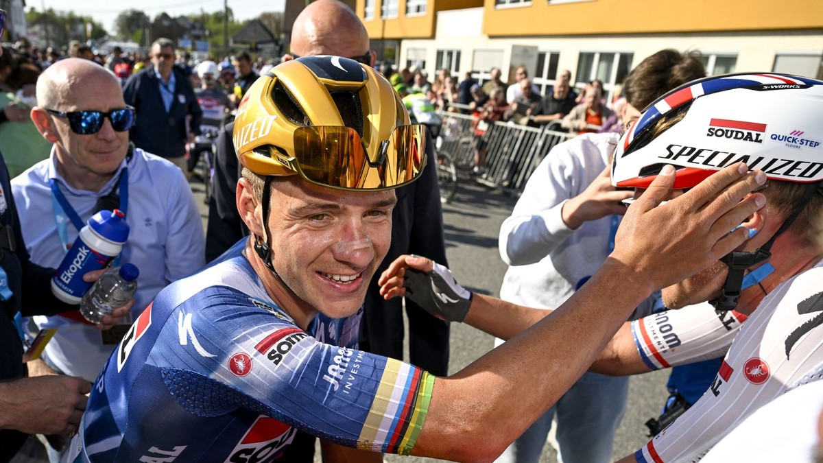 Remco Evenepoel sa stal víťazom klasiky Brabantský šíp 2025.