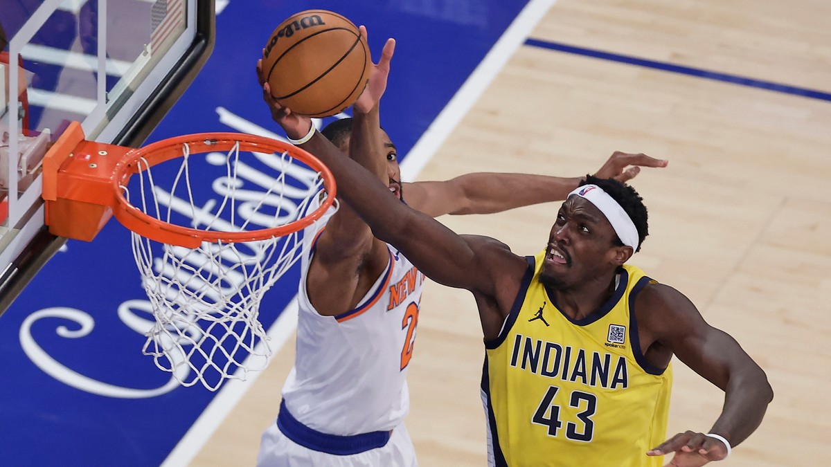 Momentka zo zápasu NY Knicks - Indiana