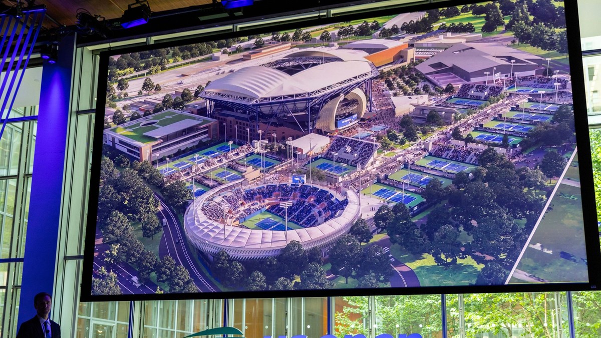 Plán renovácie dejiska US Open.