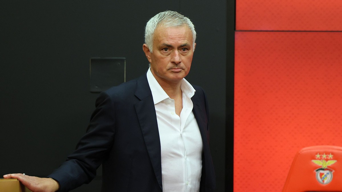 Na snímke portugalský futbalový tréner Jose Mourinho.