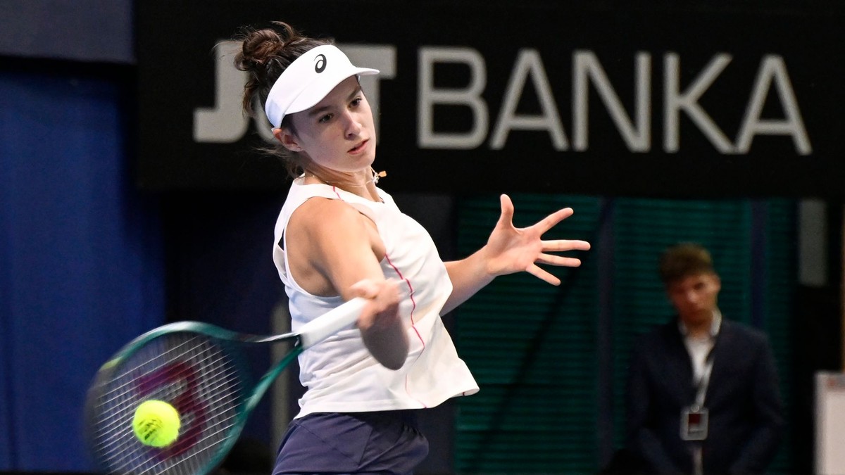 Na snímke tenistka Mia Pohánková (SVK).