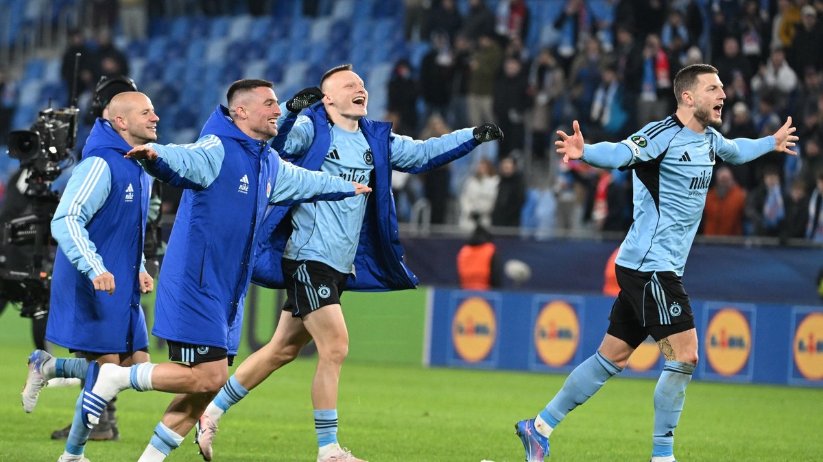 Futbalisti Slovana Bratislava.