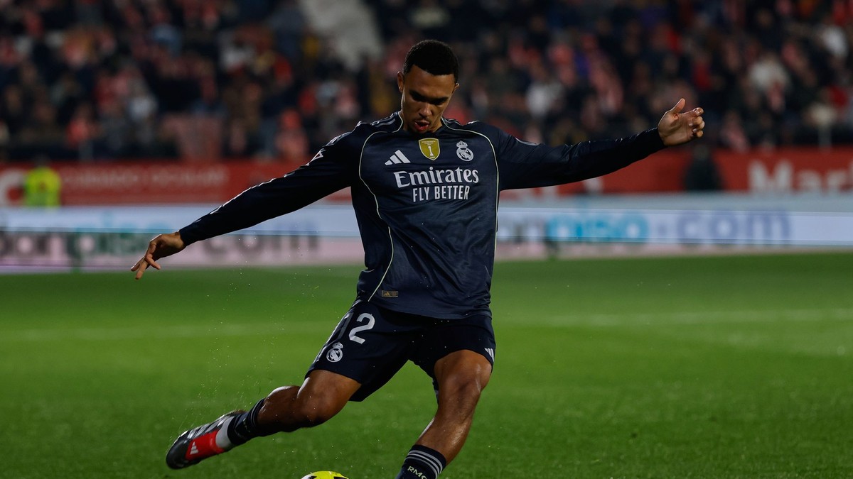 Trent Alexander-Arnold v drese Realu Madrid.