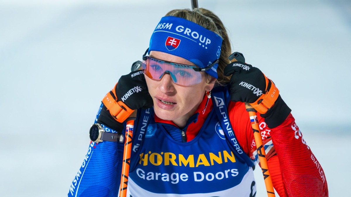 Paulína Bátovská Fialková po  pretekoch. 