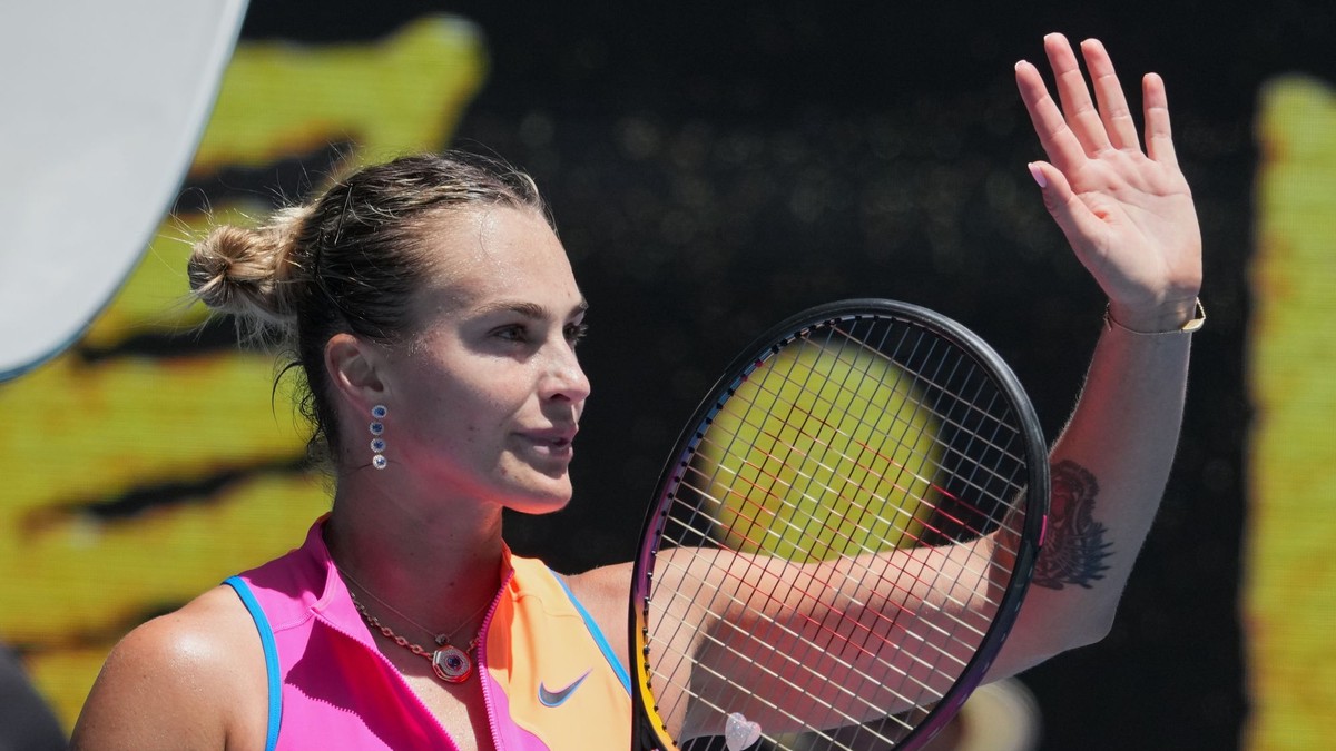 Bieloruská tenistka Aryna Sabalenková.