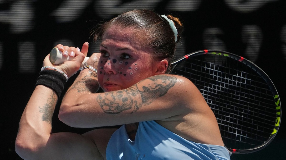 Oleksandra Oliynykova v 1. kole Australian Open 2026.