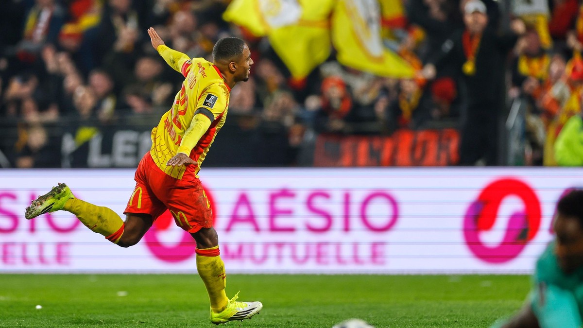 Wesley Said oslavuje gól.