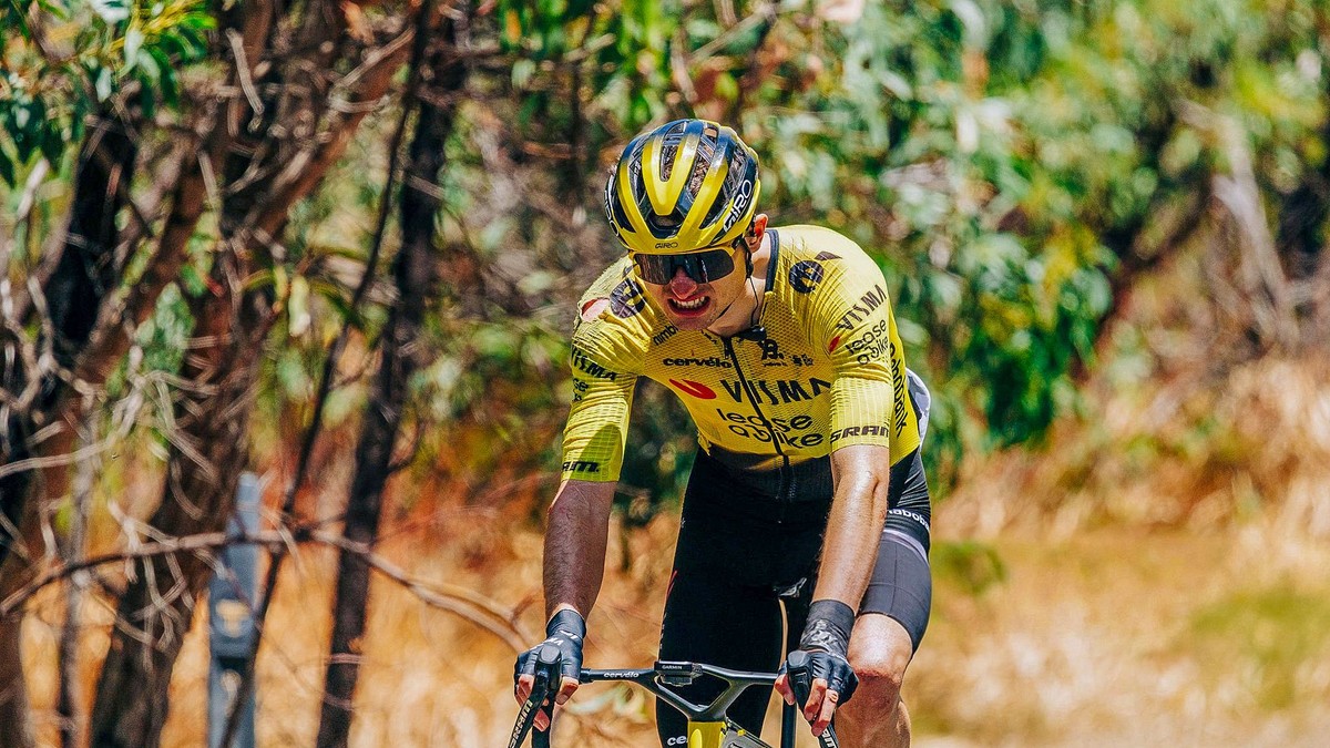 Menno Huising počas Tour Down Under 2026.